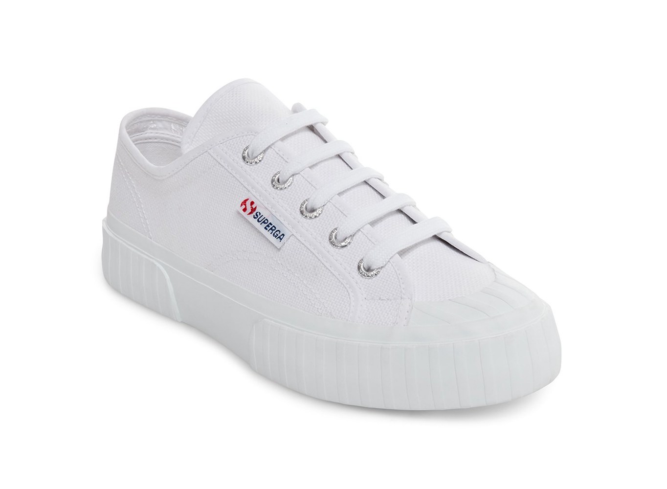 Espadrille Feminino Branco - Superga 2630 Stripe - JOZSX-3584